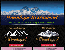 Tablet Screenshot of himalaya.lu